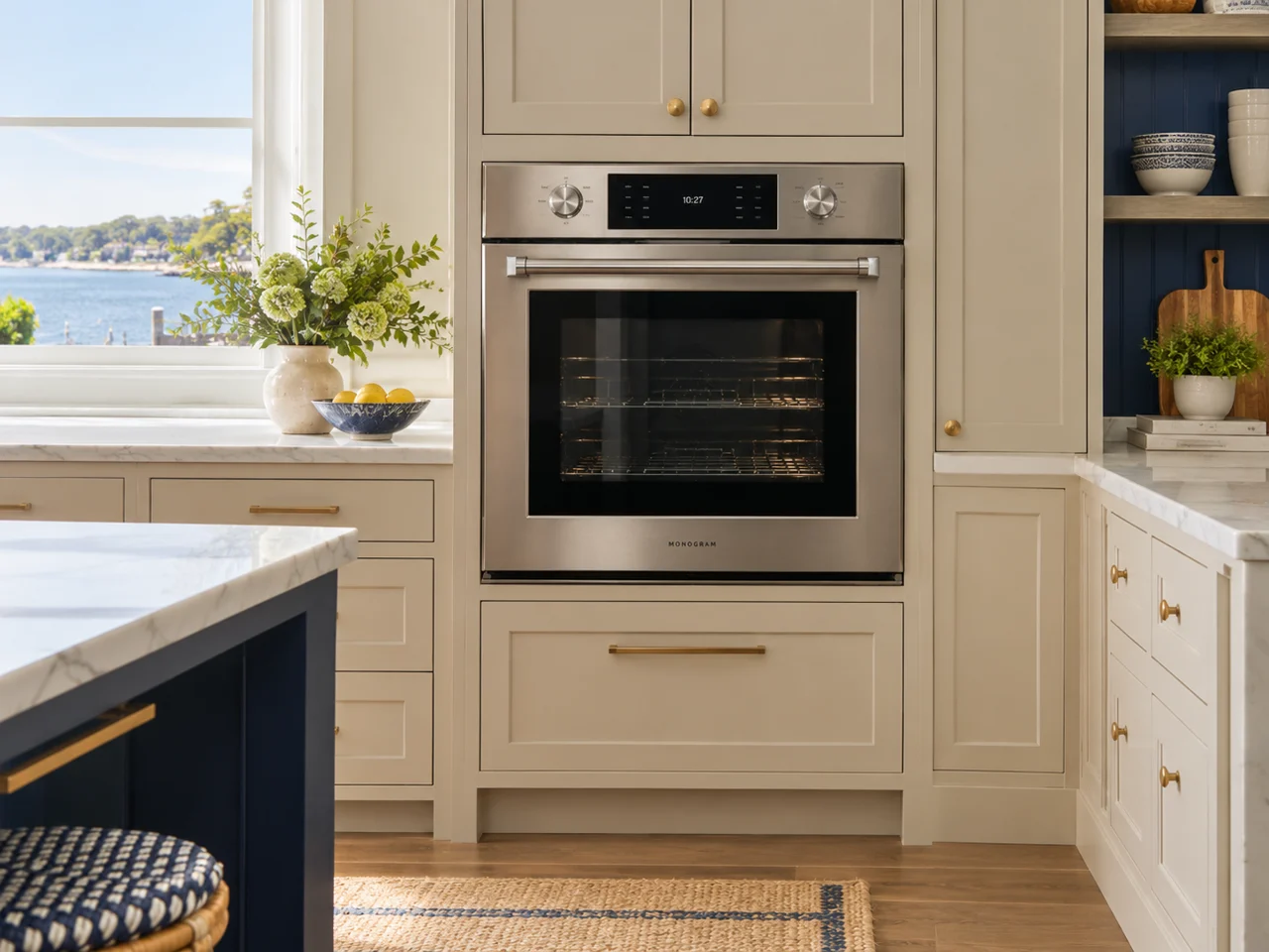 Illustration of a Monogram oven